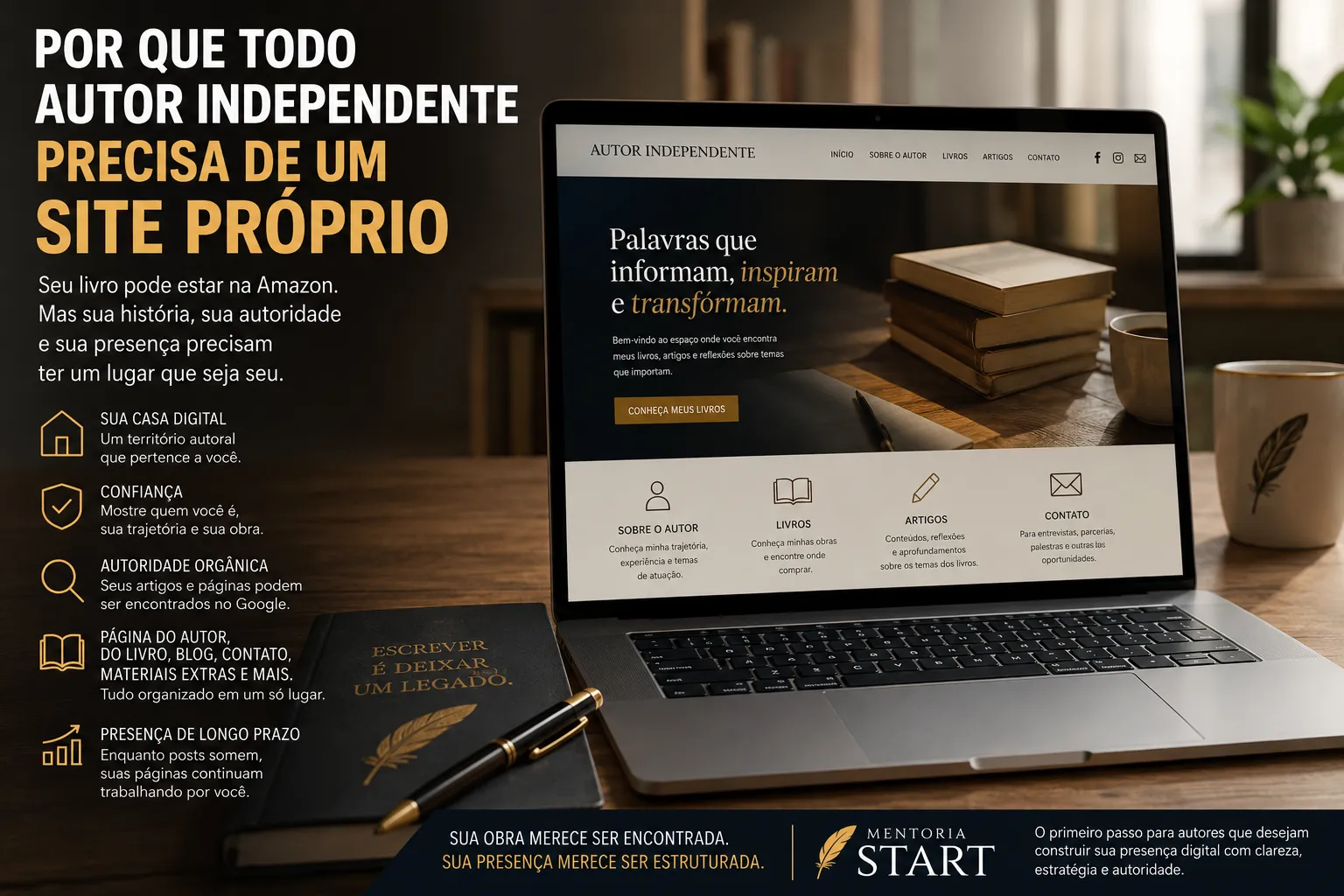 Por Que Todo Autor Independente Precisa de Um Site Próprio