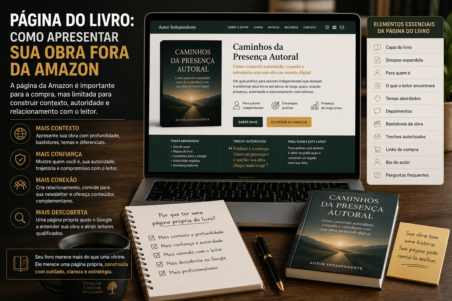 Página do Livro: Como Apresentar Sua Obra Fora da Amazon