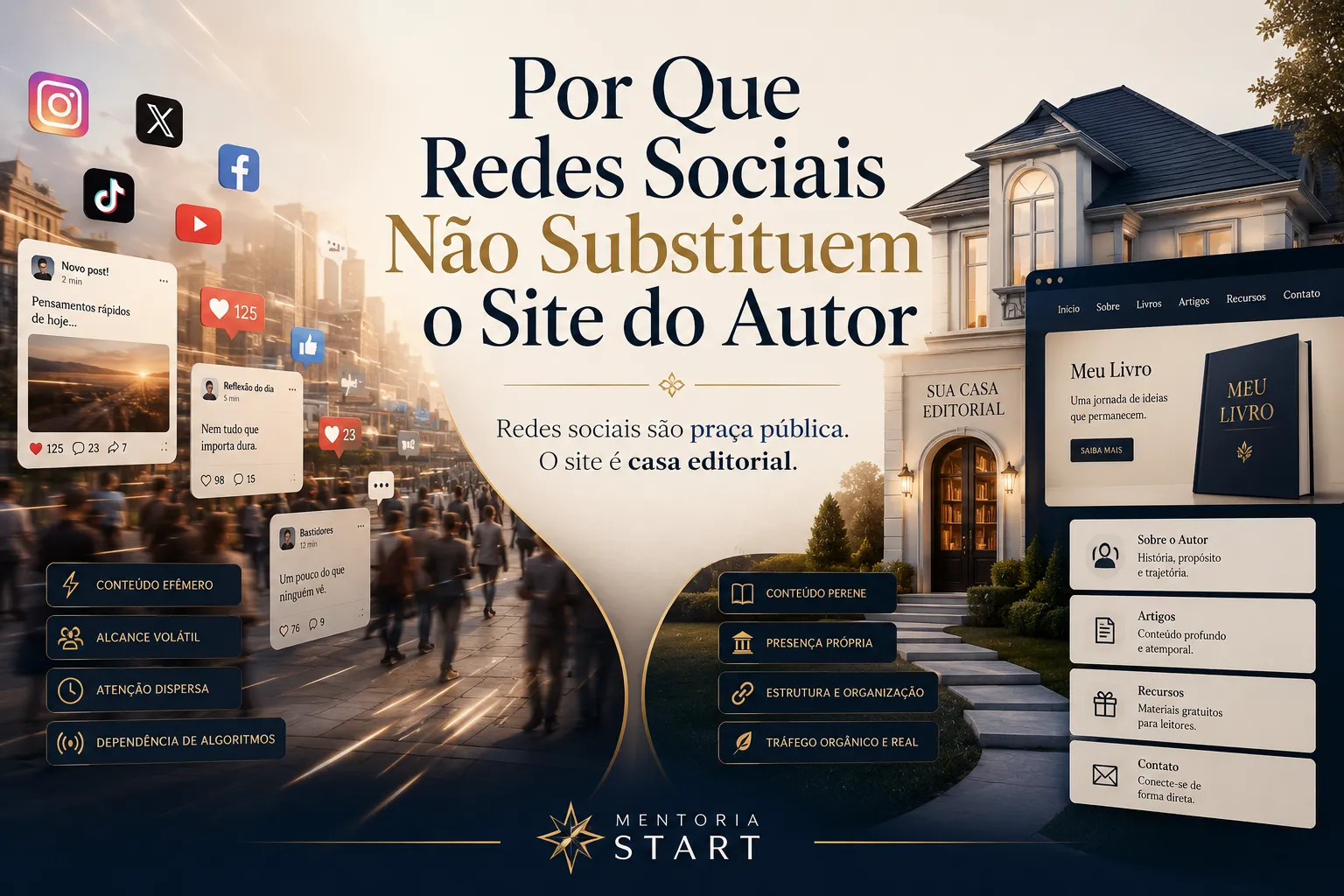 Presença Autoral: Por que as Redes Sociais não Bastam